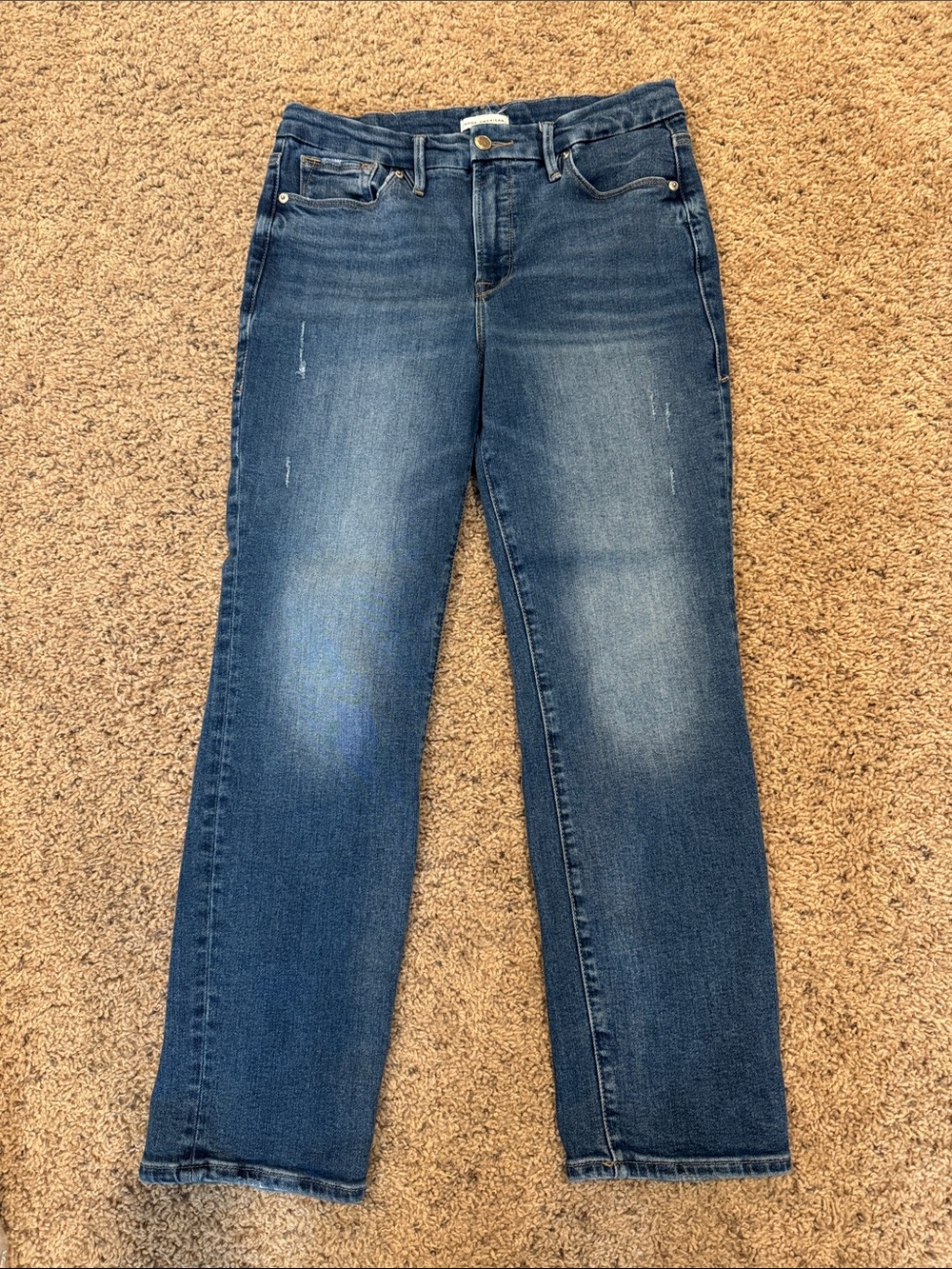 Good American straight leg jeans